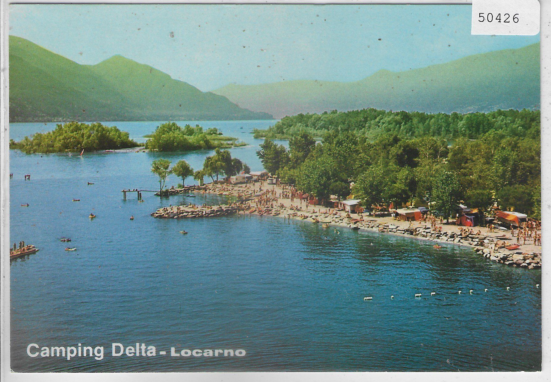Cartoline postali: Camping Delta - Locarno – Usato da Ettingen venduto da Kartenplanet