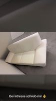 Sofa Kunstleder in weiss