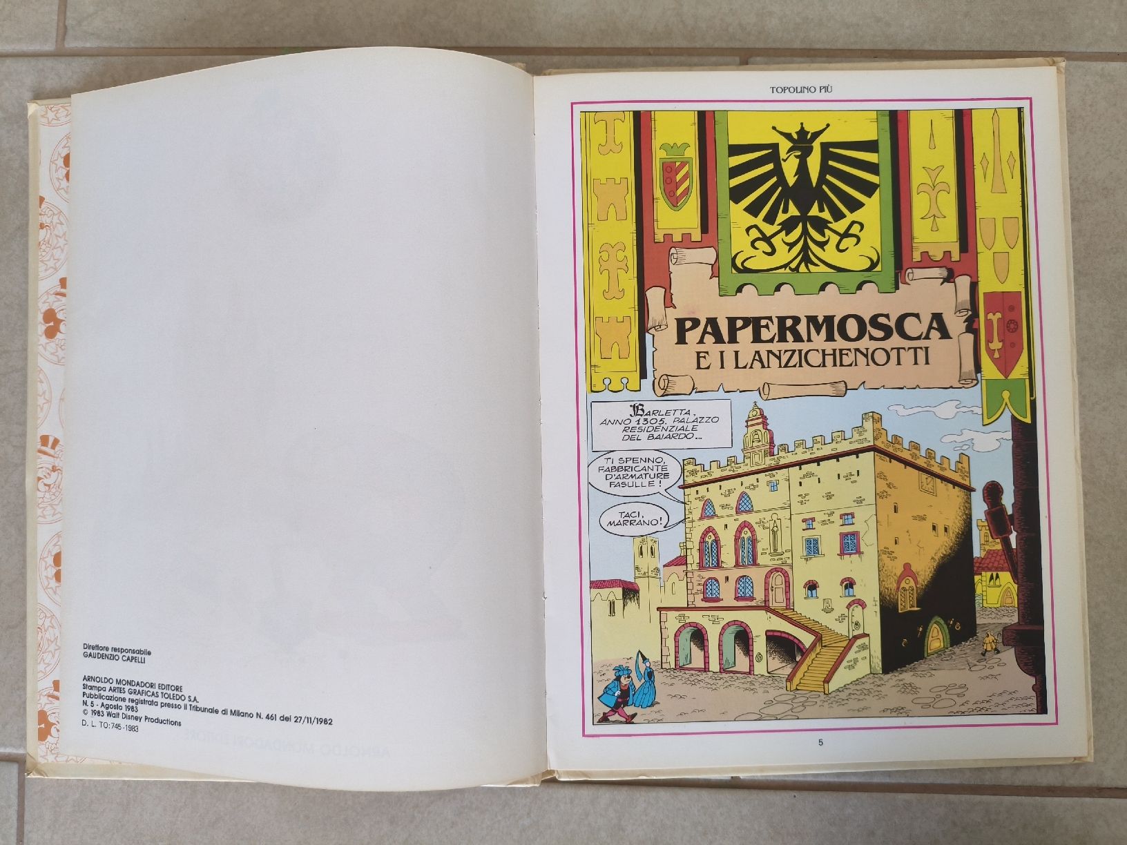 Fumetti: Papermosca e i Lanzichenotti - Topolino Più 5 – Usato da Tesserete venduto da rud_7vkn 1