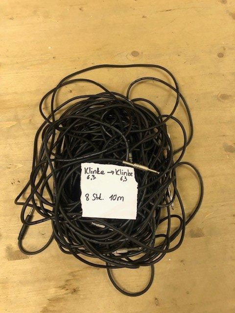 Cavi: Klinke 6.3mm Kabelset – Usato da Waltenschwil venduto da Event-Zone