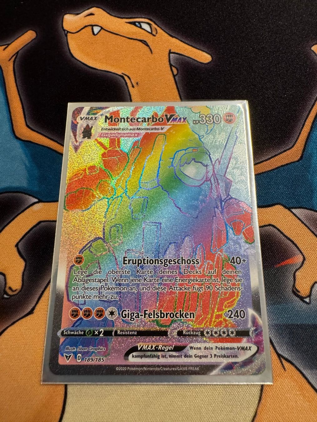 Pokémon Sammelbilder & Trading cards: Montecarbo VMAX (VIV 189) - Farbenschock – Neu (gemäss Beschreibung) aus Bülach von Pfrenzel