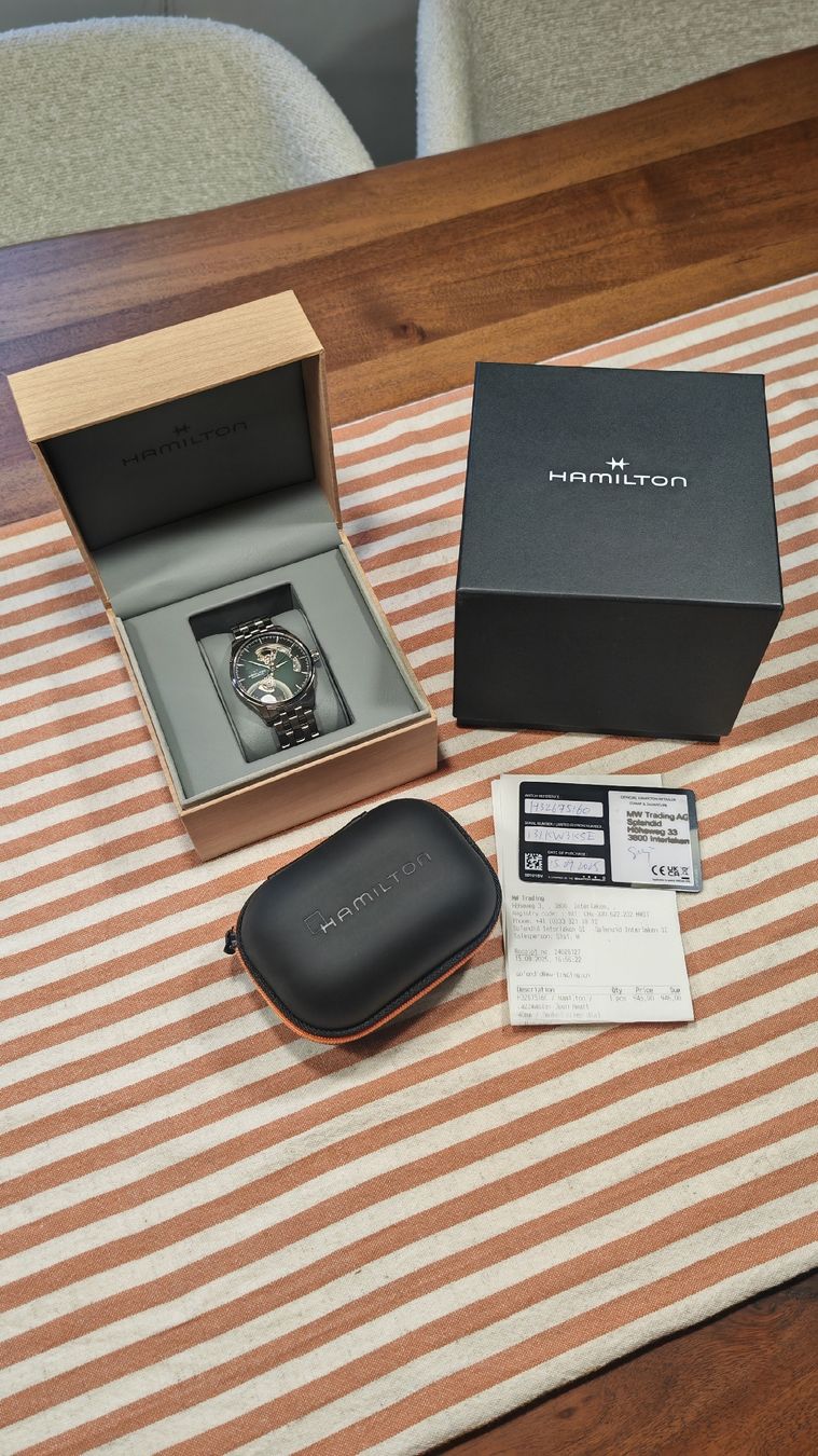 Hamilton Uhren: Hamilton Jazzmaster Open Heart Automatic 40mm – Neu und originalverpackt aus Oberengstringen von 156driver
