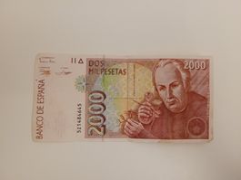 2000 Pesetas 1992