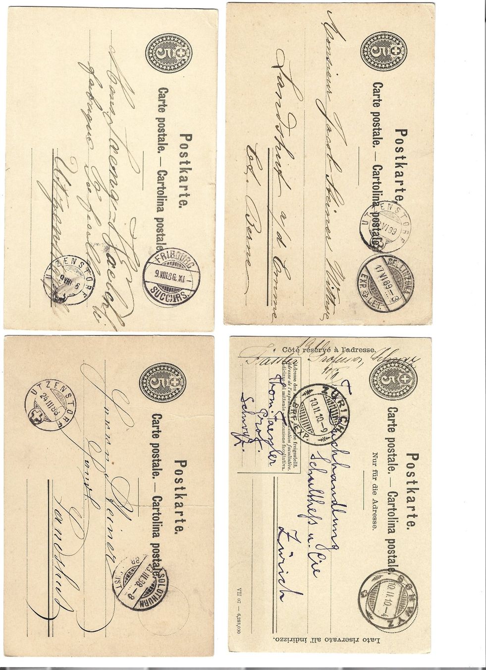 Cartoline postali: cartes postales – Usato da Delemont venduto da toutdubon11 2