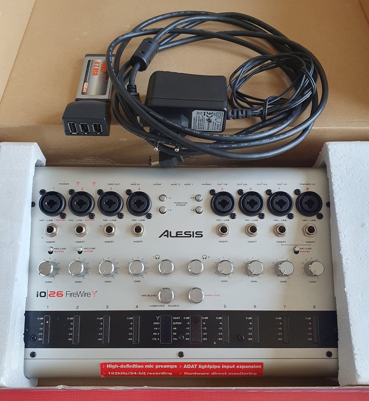 Alesis Attrezzatura per studi di registrazione: Alesis iO26 FireWire Audio Interface – Usato da Killwangen venduto da versus77 3