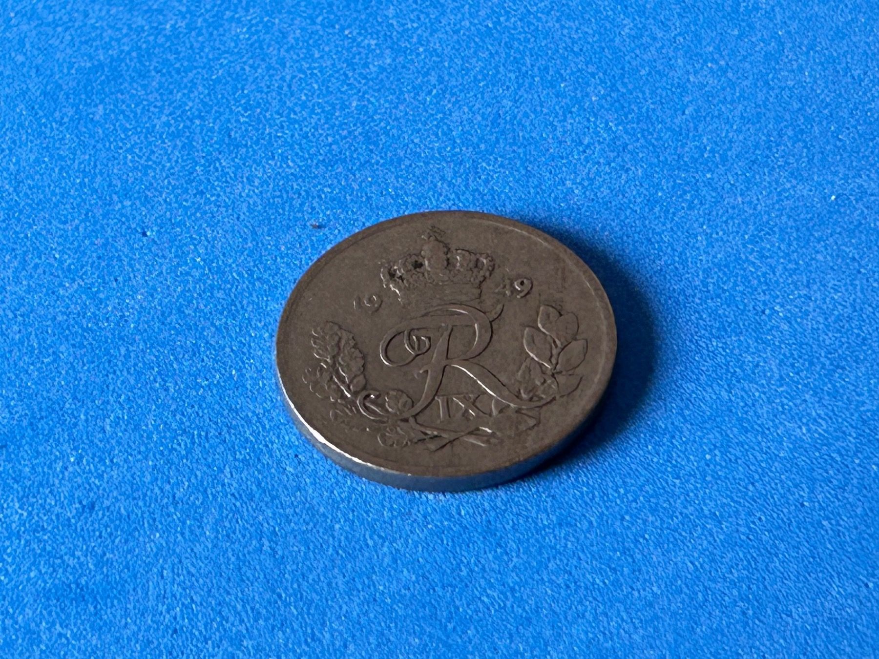 Tutti le monete: Denmark - 10 Øre - Frederik IX 1949 – Usato da Corcelles NE venduto da AJKader 1