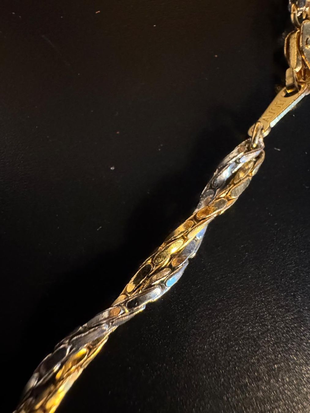 Catenine: Gold-silberne Halskette – Usato da Winterthur venduto da Dejv 4