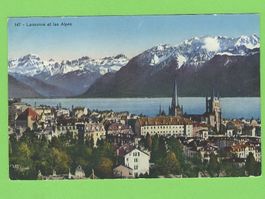 Lausanne et les Alpes