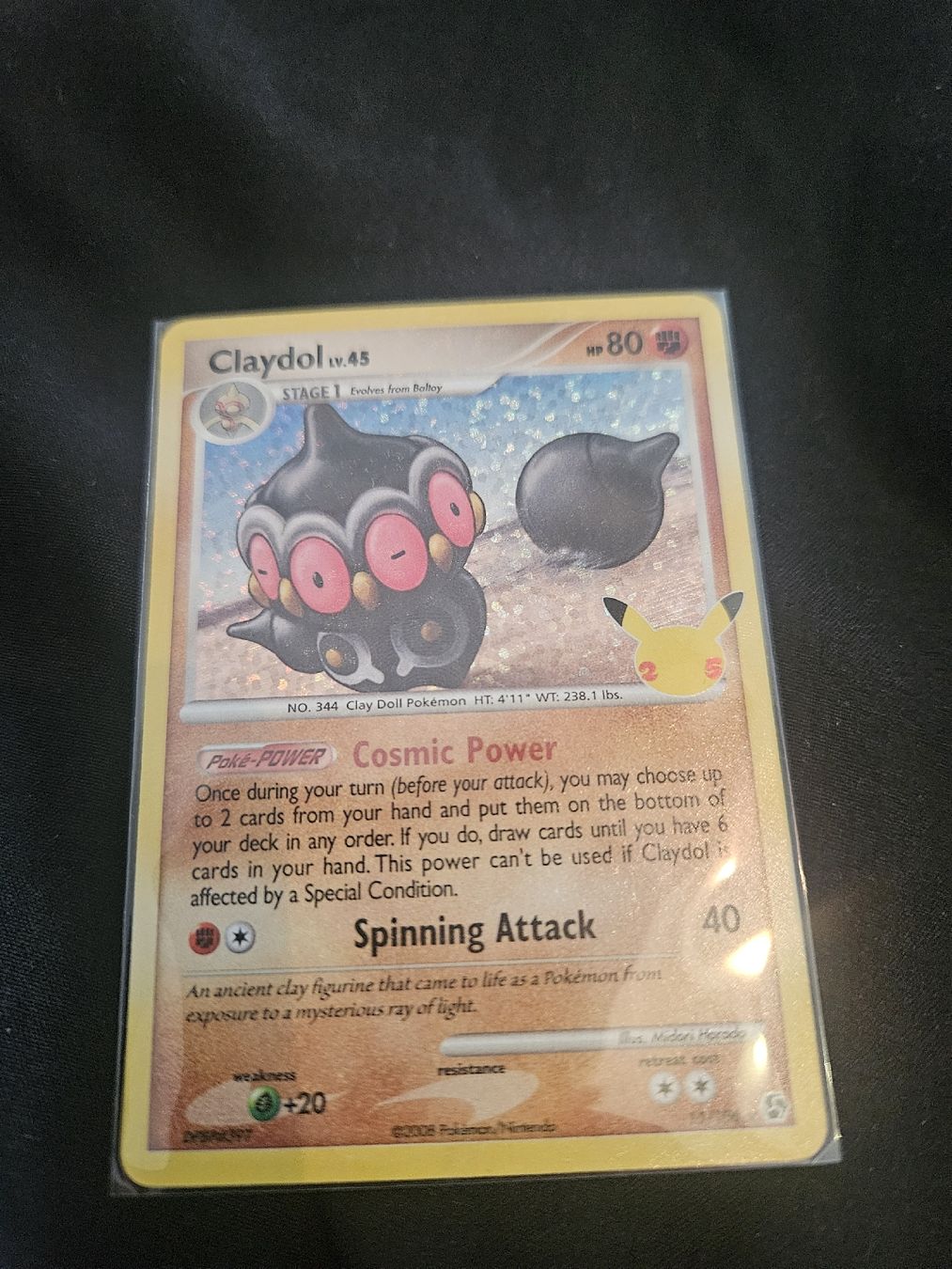 Pokémon Carte collezionabili: Claydol Pokemon 30th anniversary – Nuovo (secondo la descrizione) da Zürich venduto da pintolino
