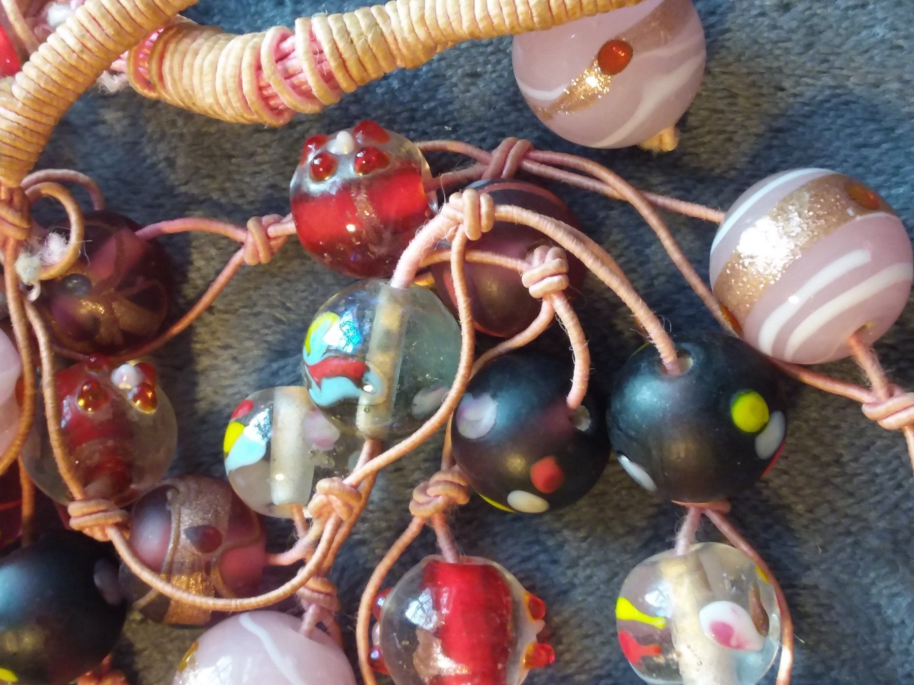 Murano Catenine: Halskette mit handmade wertvollen Glasperlen Murano – Usato da Zürich venduto da SciTec 3