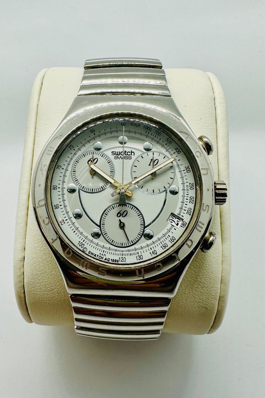 Swatch Orologi: Swatch Irony Chrono - YCS 400B - 1997 – Usato da Corminboeuf venduto da magwatch