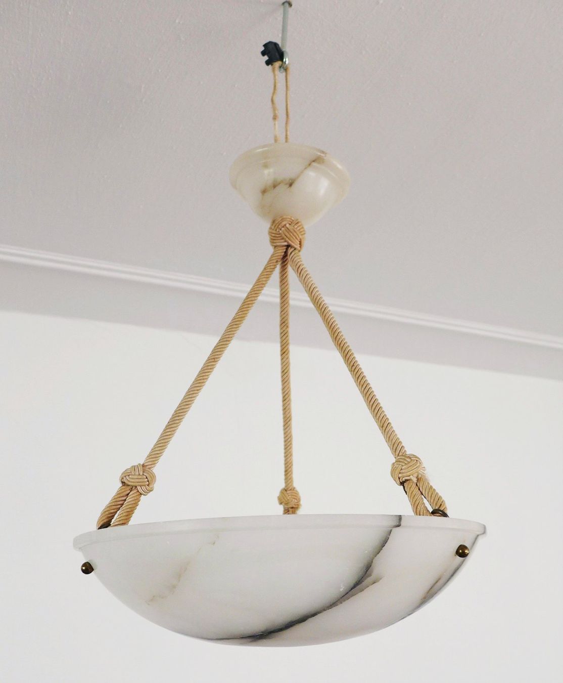 Lampadari & plafoniere: Art Deco Lampe, Alabaster, Ø 35 cm – Usato da Chur venduto da Bombai01