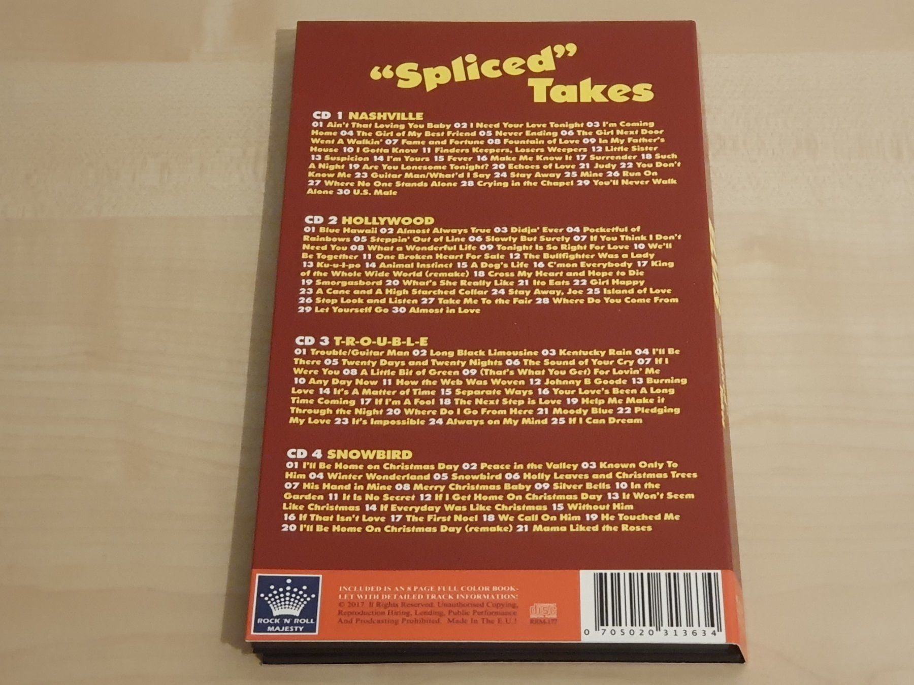 CD: Elvis Presley Spliced Takes 4 CD Set – Nuovo (secondo la descrizione) da Uerschhausen venduto da Burton77 1