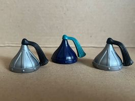 Playmobil 3x Hut Helm mit Feder Asia Samurai Bogenschütze