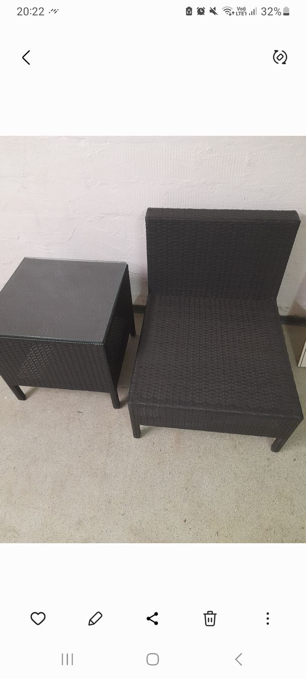 Poltrone: sessel mit tisch – Usato da Glattbrugg venduto da B_B 3