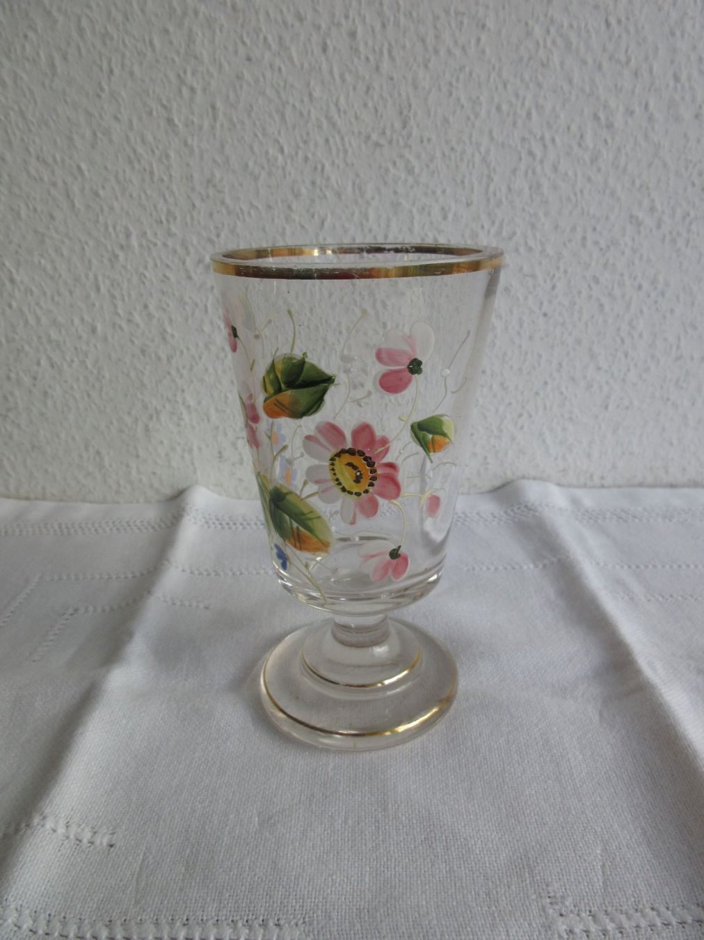 Bicchieri: Biedermeier Glas mit Emaildekor – Usato da Binningen venduto da mondoantico 1