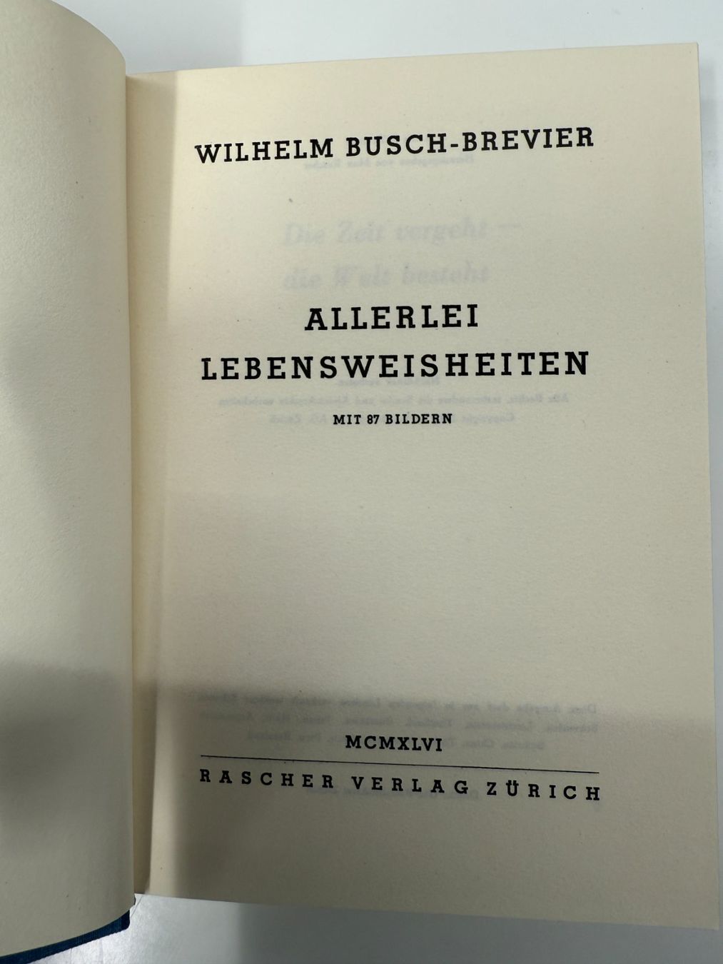 Bücher: Wilhelm Busch-Brevier Lebensweisheiten – Gebraucht aus Erstfeld von Mario_boe0 2