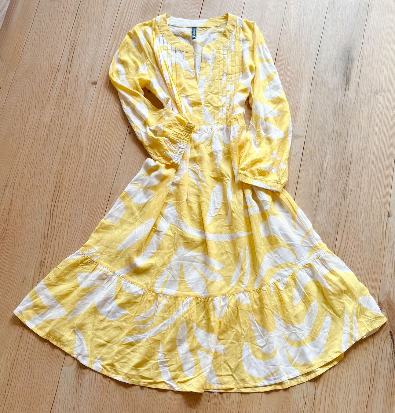 Kleider: Kleid leicht/luftig,zitronengelb,Chicorée,Gr.S – Neu (gemäss Beschreibung) aus Siblingen von Vany_McDougall 1