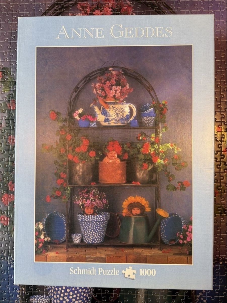 Puzzles: Anne Geddes Blumen Kanne – Gebraucht aus Männedorf von Dsonne 1