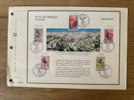 Frankreich - 1968 Olympische Winterspiele Grenoble mit ET St