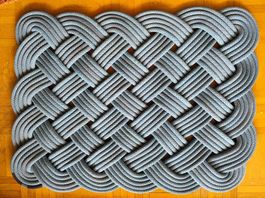 Seilteppich Fussmatte Fußabstreifer kletterseilupcycling