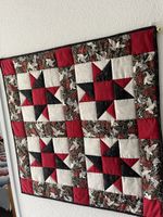 Handgemachte Patchwork-Decke, Wandbehang, Herbstdeko🍁