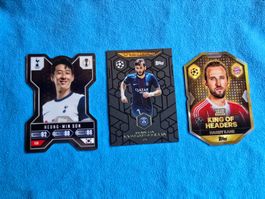 Lot de 3 cartes football