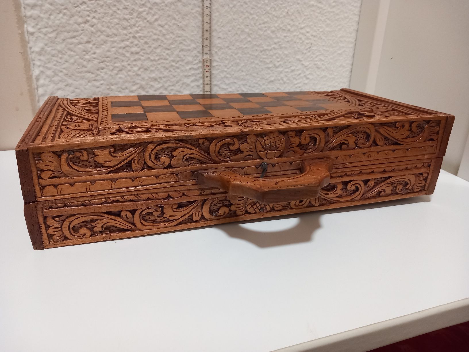 Jeux: Schönes Schachspiel und Backgammon aus Holz, Handgeschnitzt – D'occasion à Zürich par Reyniii 4