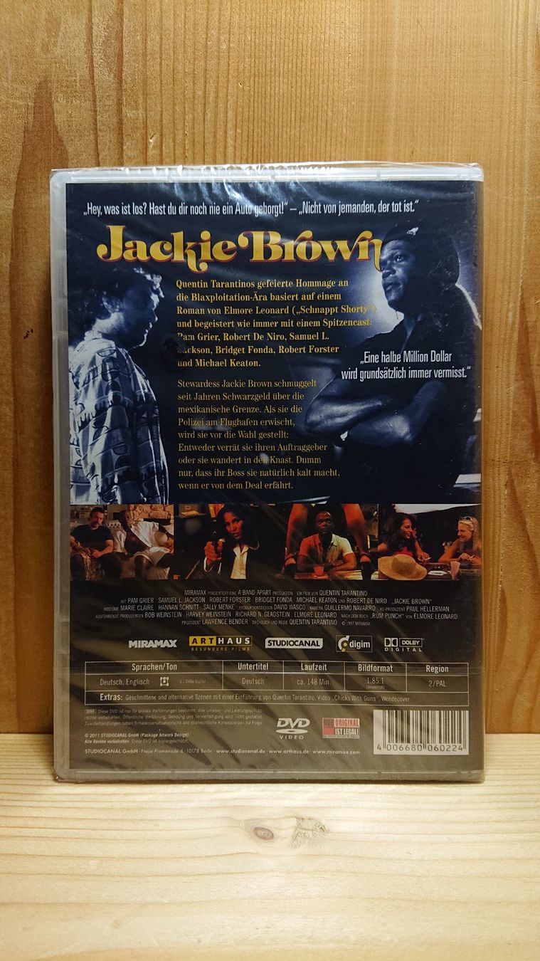 Tutti i DVDs: JACKIE BROWN DVD mit Pan Grier – Nuovo (secondo la descrizione) da Wilderswil venduto da Exebub 1