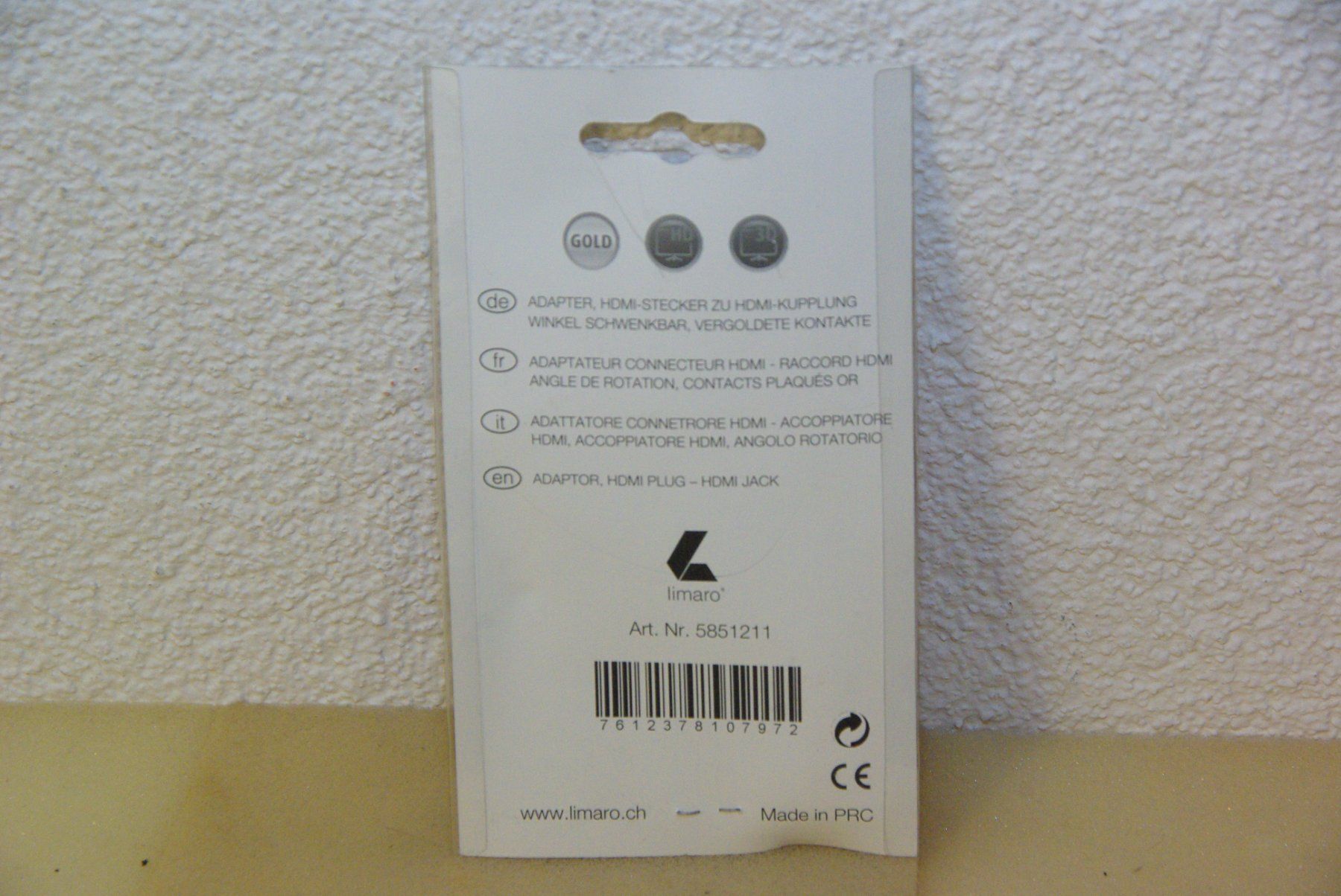 Adattatori: HDMI Adapter - Rotator von limaro, in OVP – Nuovo e nell'imballaggio originale da Herisau venduto da Cevianer1844 4