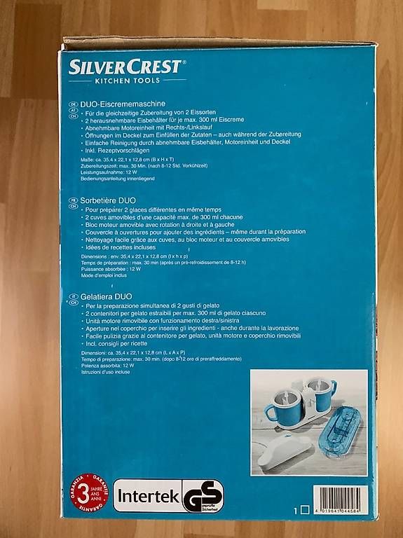 Küchengeräte: Macchina per gelato SILVERCREST Duo – Gebraucht aus Minusio von son_bf7l 4
