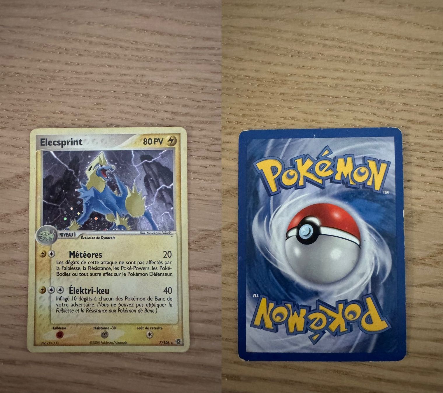 Pokémon Sammelbilder & Trading cards: Elecsprint 7/106 – Gebraucht aus Chavannes-Renens von skywalker1942