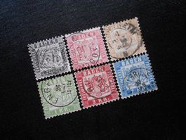 Baden Mi 17a/18/20b/23-25a  1862/68  Mi 175 € - Lot 697