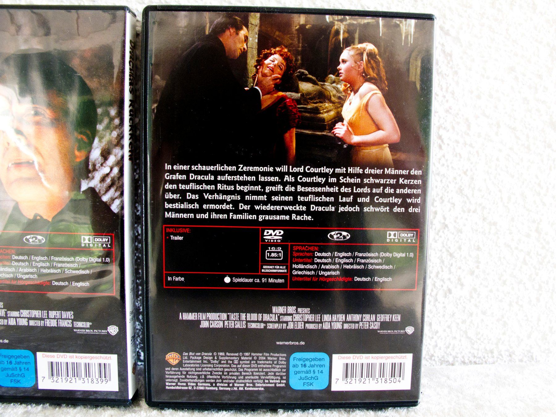 Alle DVDs: DRACULA Hammer Horror Collection DVD Box mit Christopher Lee – Gebraucht aus Blauen von wosonst 5