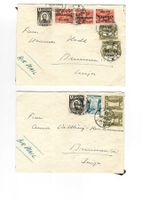 Ganzsachen Brief 1951 Air Mail Peru - Brunnen