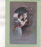 Kitsch Paar Blumen Frau Mann