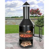 Gartengrill Terrassenkamin 134cm
