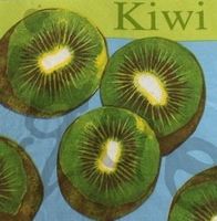 Serviette kiwi rarität