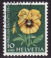 Pro Juventute SBK-Nr. 174 (Gartenstiefmütterchen 1958)