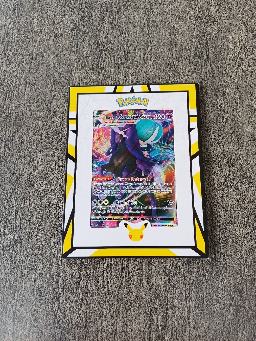 Pokémon Sammelbilder & Trading cards: Pokemon Karte VMax Rappenreiter Goronospa – Gebraucht aus Egnach von Matto01 1