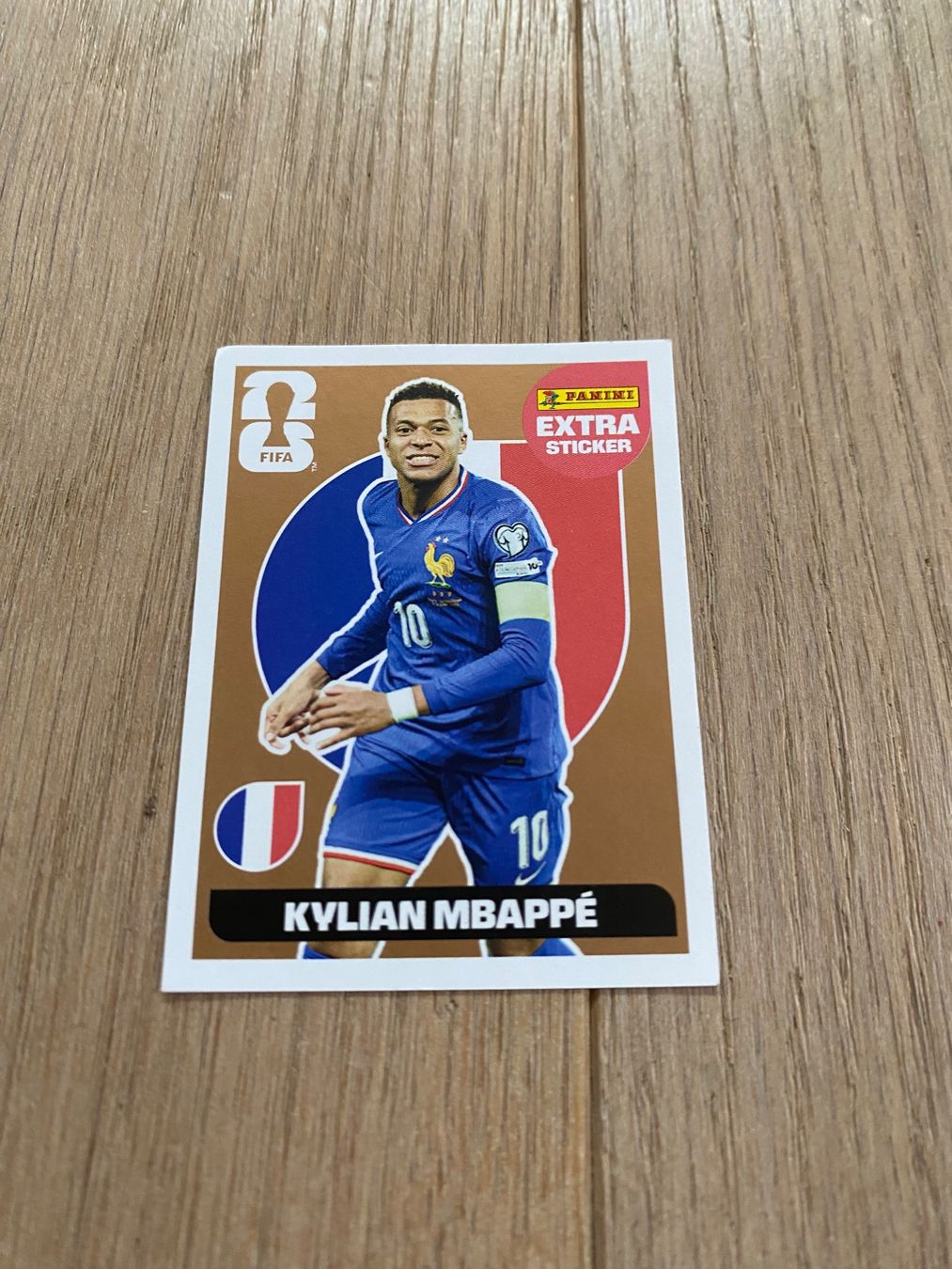 Panini Carte collezionabili: Panini Kylian Mbappé  2026 bronze Extra sticker – Usato da Arlesheim venduto da sandysworld 1