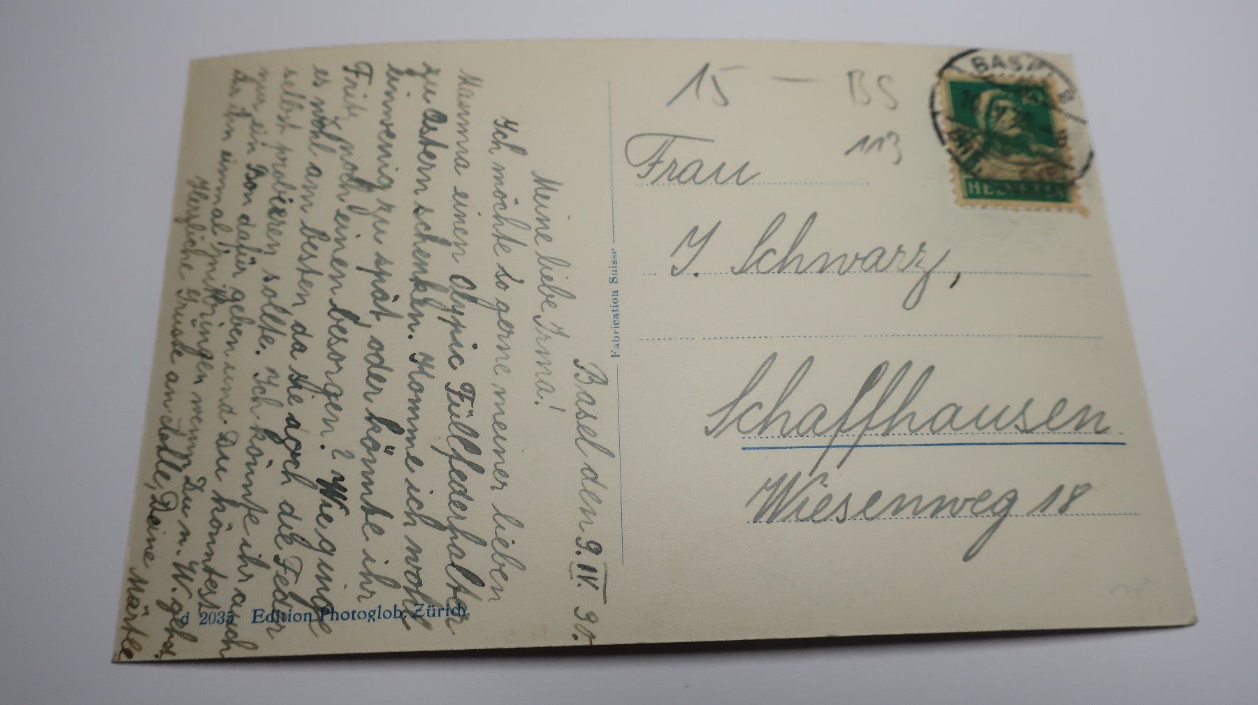 Cartes postales: Basel Grossmarkthalle  1930 – D'occasion à Cormoret par Pascalll2001 4