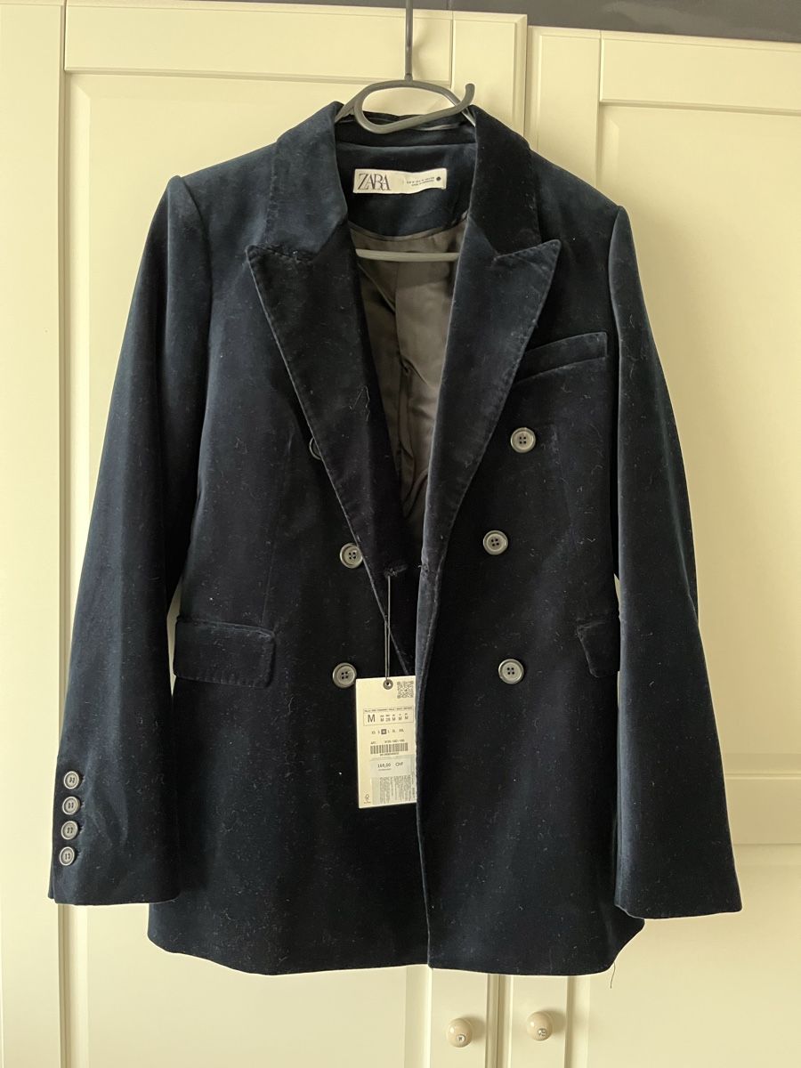 Zara Vestes: Eleganter Samtblazer – Neuf avec emballage d'origine à Allschwil par eyl_bb8q