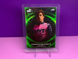 Franco Colapinto Green Ignite /99 - Topps F1 Lights Out 2026