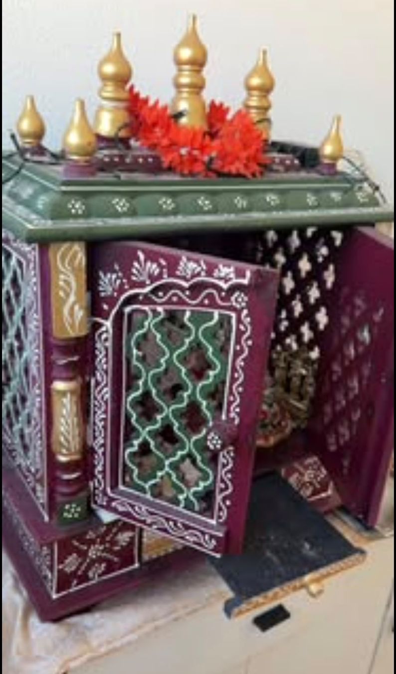 Schränke: Wooden mandir / temple with cupboard – Neu (gemäss Beschreibung) aus Olten von pan_l2rt 2