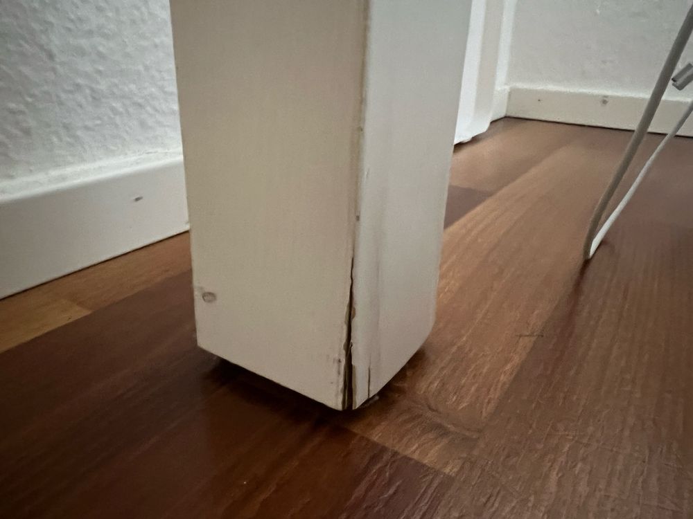 Tisch ausziehbar - weiss - Ikea - mit Defekt 6