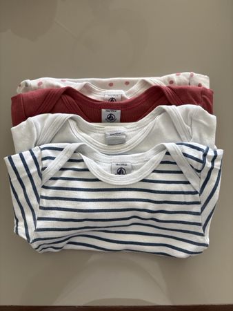 Body Petit Bateau 4x size 95 cm assorted prints