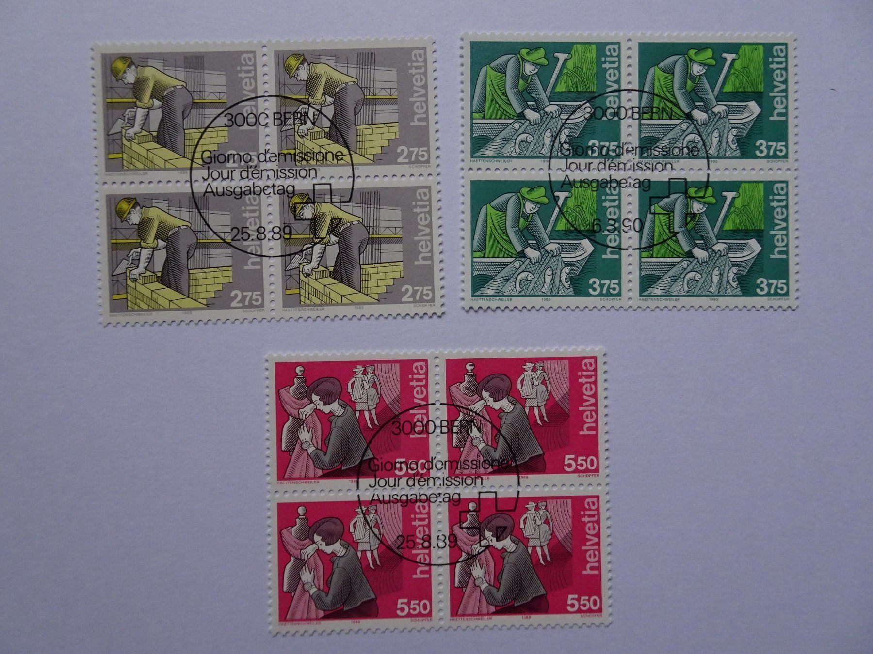 Alle Briefmarken: 1989/90 – Neu (gemäss Beschreibung) aus Aadorf von Chnorli-Furz