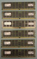6x Kingston 16GB DDR4-2133 ECC Reg RDIMM (96GB), getestet