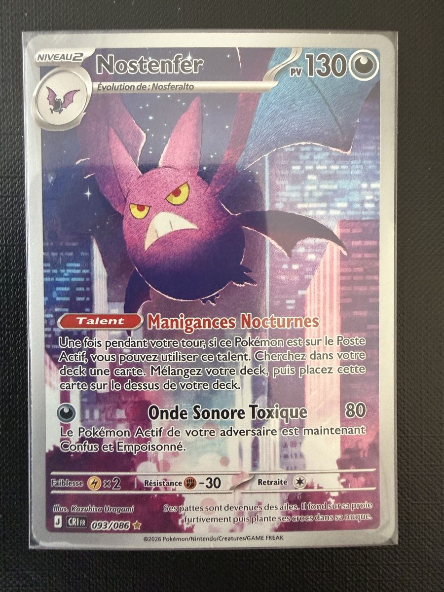 Pokémon Carte collezionabili: Nostenfer #093 CRI FR – Nuovo (secondo la descrizione) da Savigny venduto da Matgab94